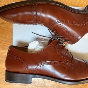 Russel and Bromley tan brogues uk 12 USA 12.5